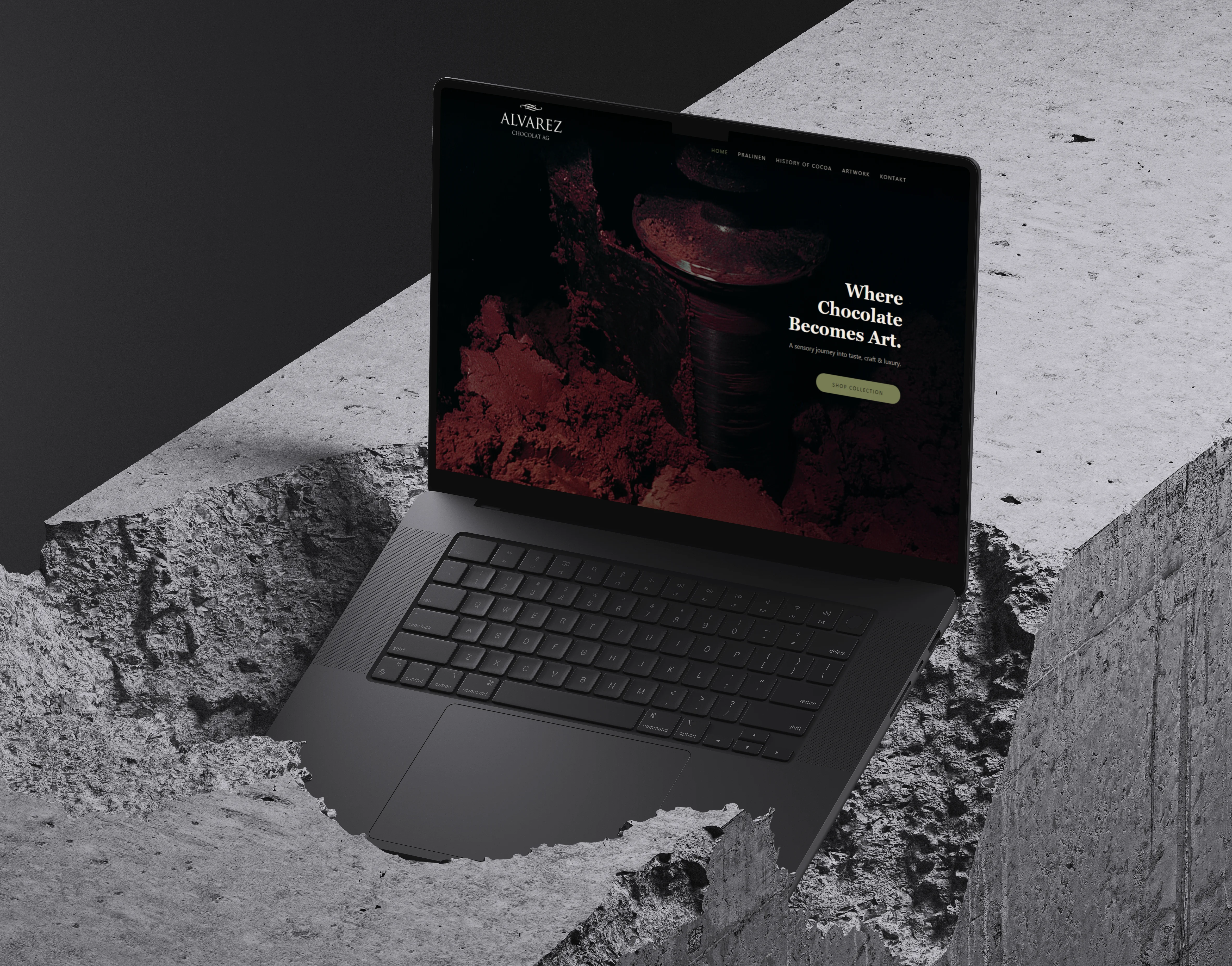 Alvarez Website Mockup