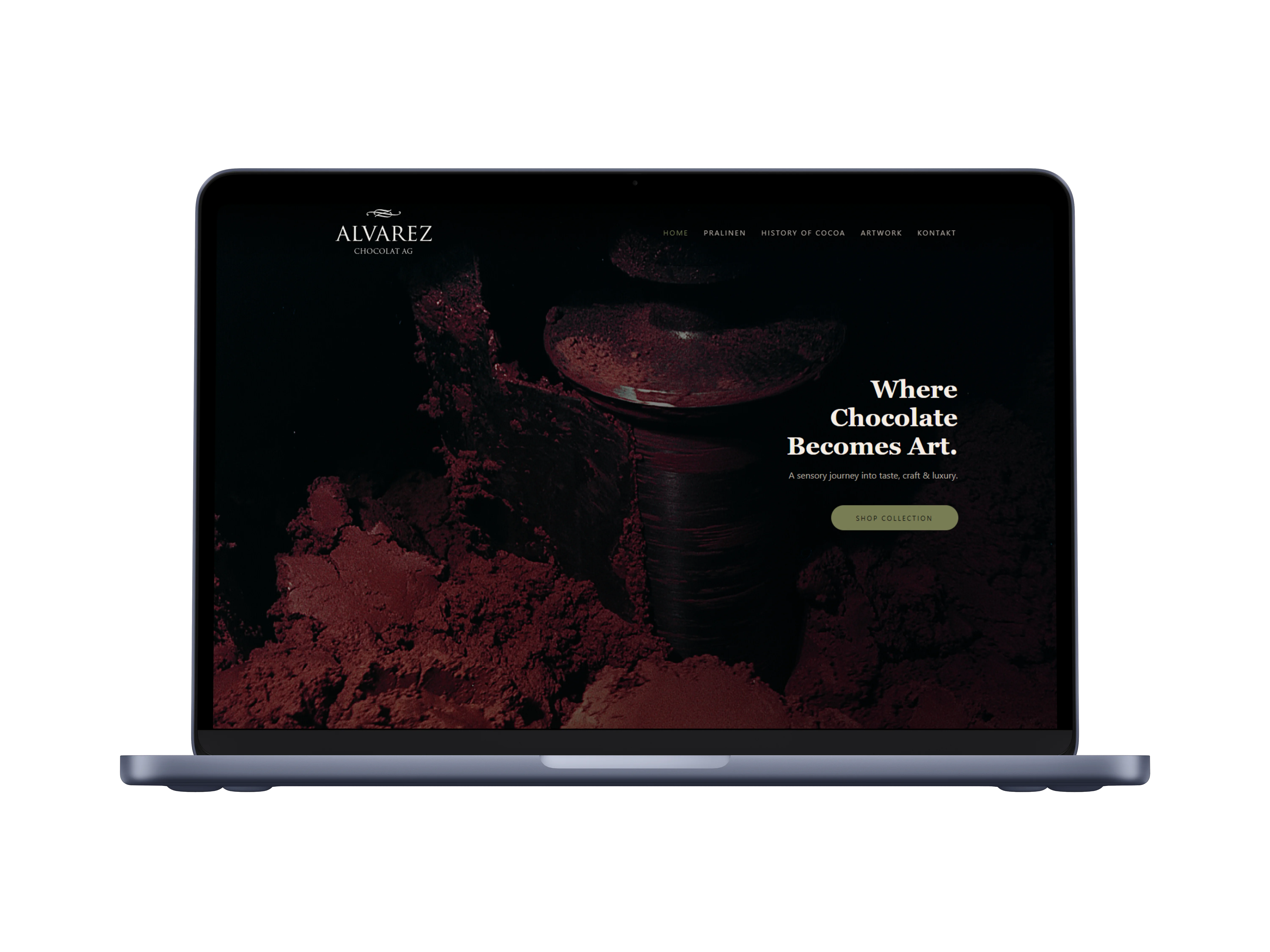 Alvarez Website Mockup